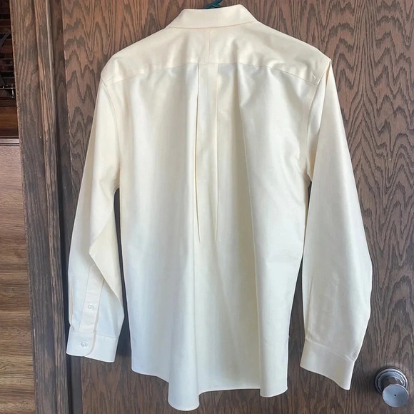 Light Yellow LL Bean Button down - Picture 2 of 3